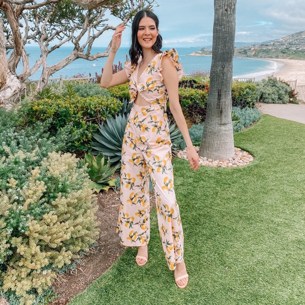 Jaenna Lemon Jumpsuit